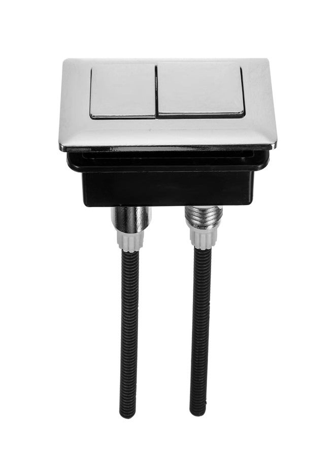 LUXART Replaceable Square Dual Flush Push Button - Toilet Water Tank Flushing Button| Round Button for Lid Cover of Toilet Water Tank Lid Hole Should be at Least (70 MM Square) - Image 1